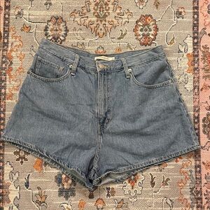 Levi's Classic High Waisted Mom Jean Shorts